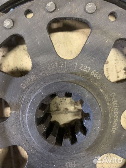 Оборотный ведомый диск двухмас.маховика BMW E39