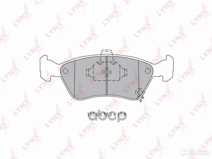 Колодки тормозные дисковые перед BD7590 LYN