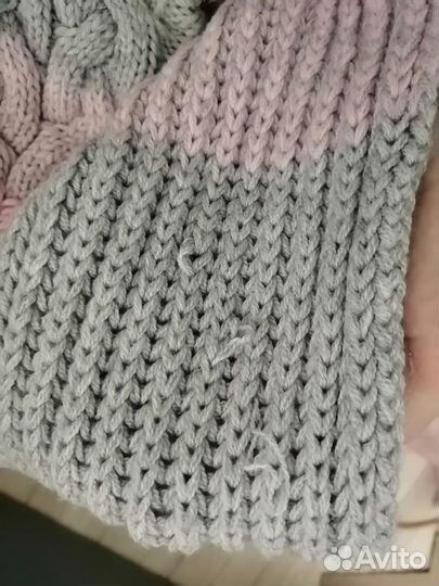 Шапка и шарф детские