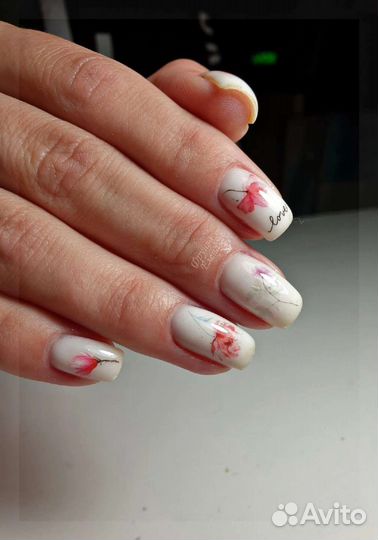 Шеллак, наращивание ногтей и ресниц, педикюр,брови