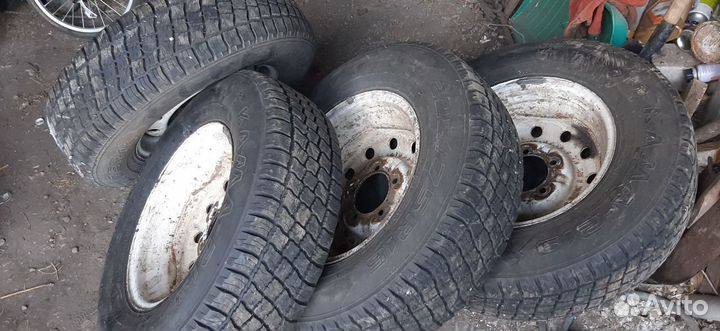 Колеса в сборе на УАЗ 225/75 R 16