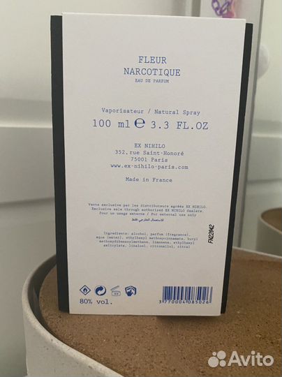 Духи Ex nihilo Fleur Nargotique (оригинал)