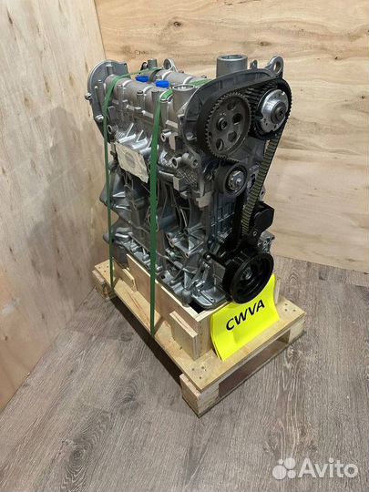 Двигатель cwva 1.6 Октавия Кедди Новый
