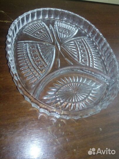 Хрустальная менажница