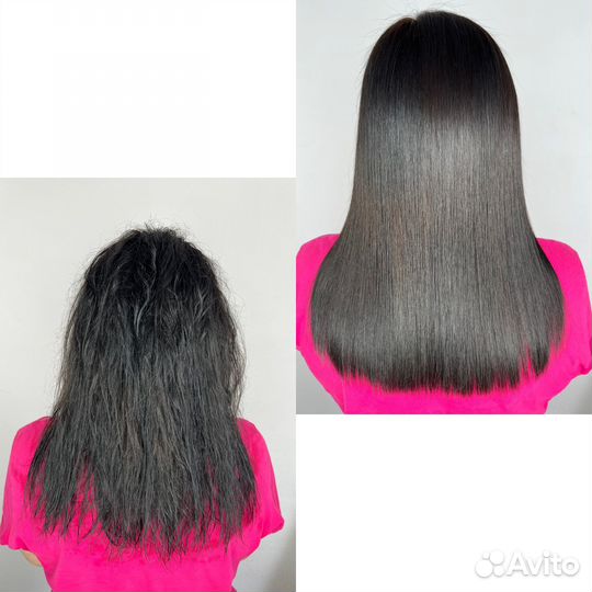 Кератиновое выпрямление