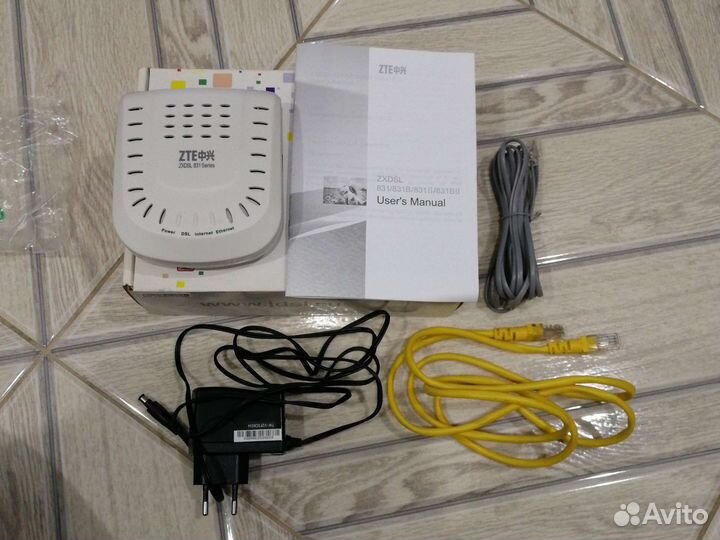 Модем adsl ZTE 831