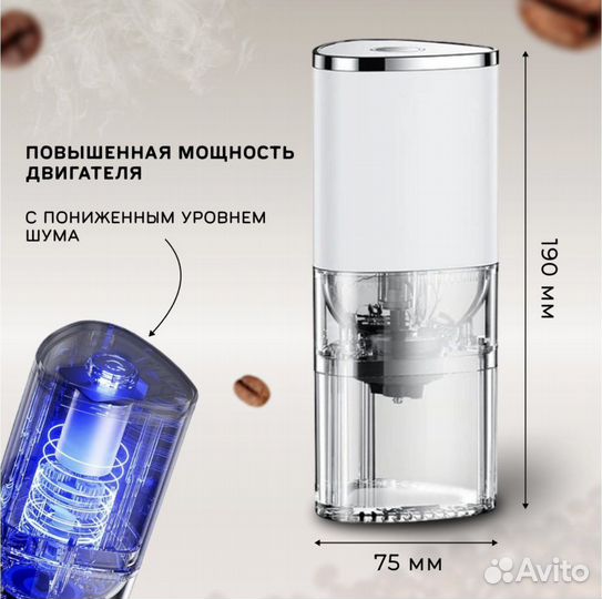 Новая электрическая кофемолка