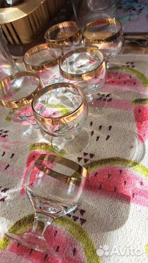 Хрустальные стопки и стаканы