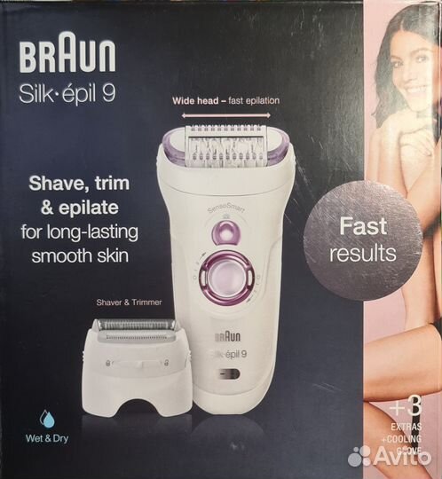 Эпилятор braun silk epil 9 новый