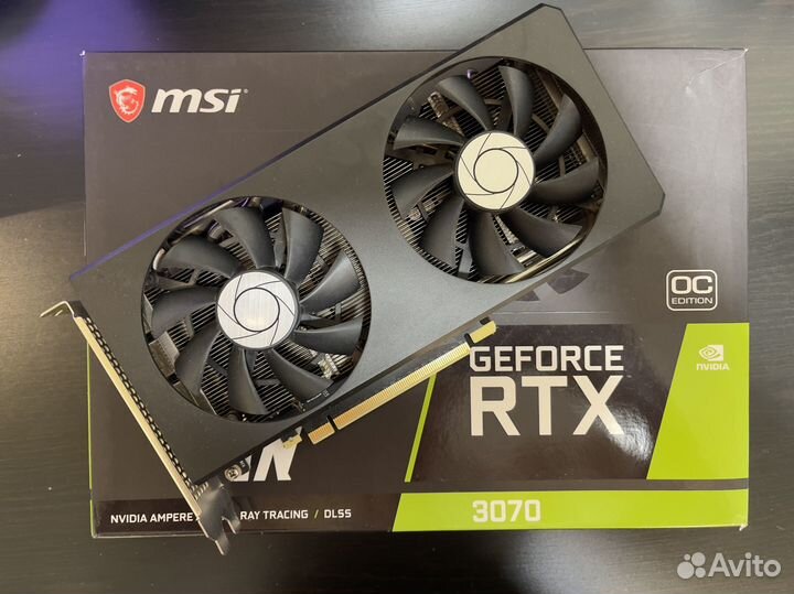 Видеокарта MSI GeForce RTX 3070 twin FAN OC