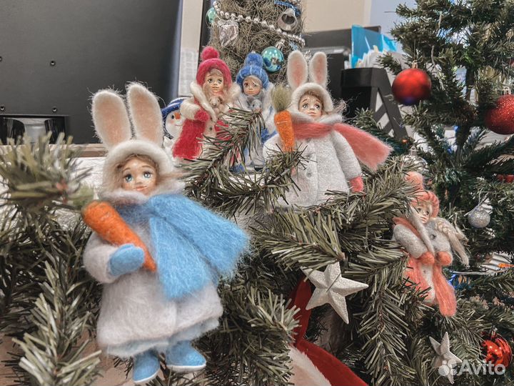 Новогодние игрушки ручной работы