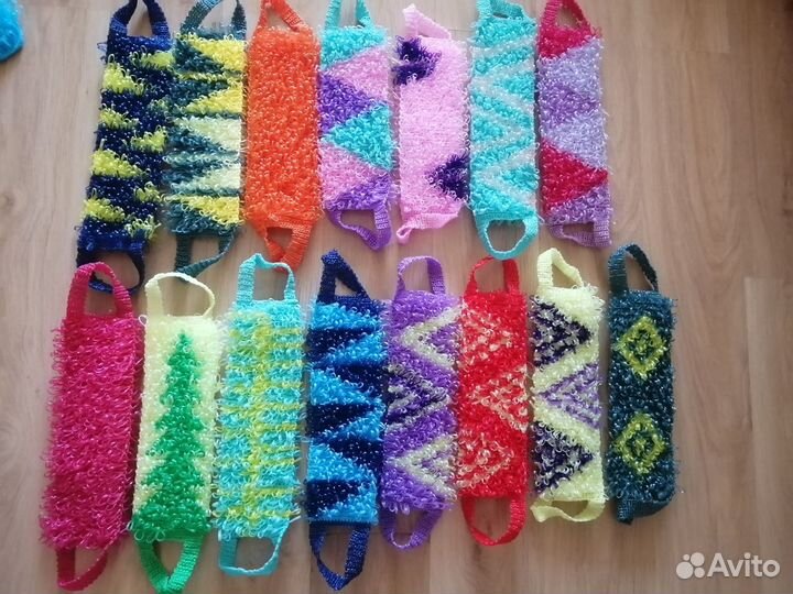 Мочалка ручной работы