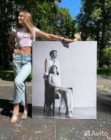 Фото на холсте, Картина на холсте, портрет по фото
