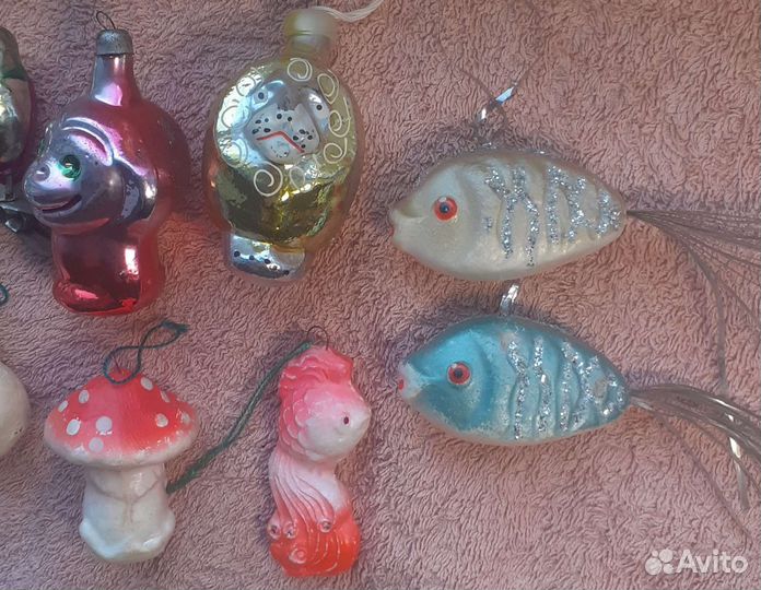 Елочные игрушки СССР одним лотом