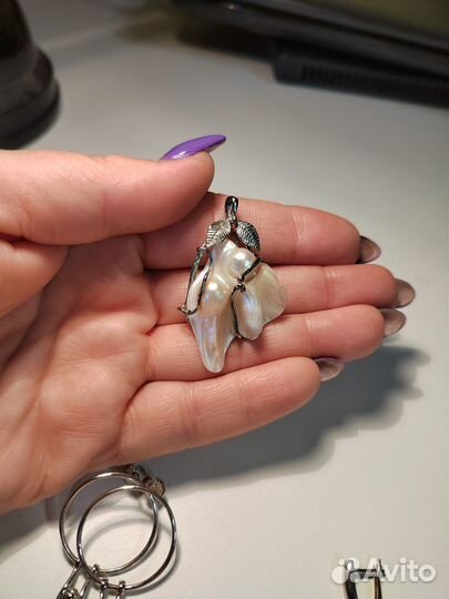 Серьги серебро