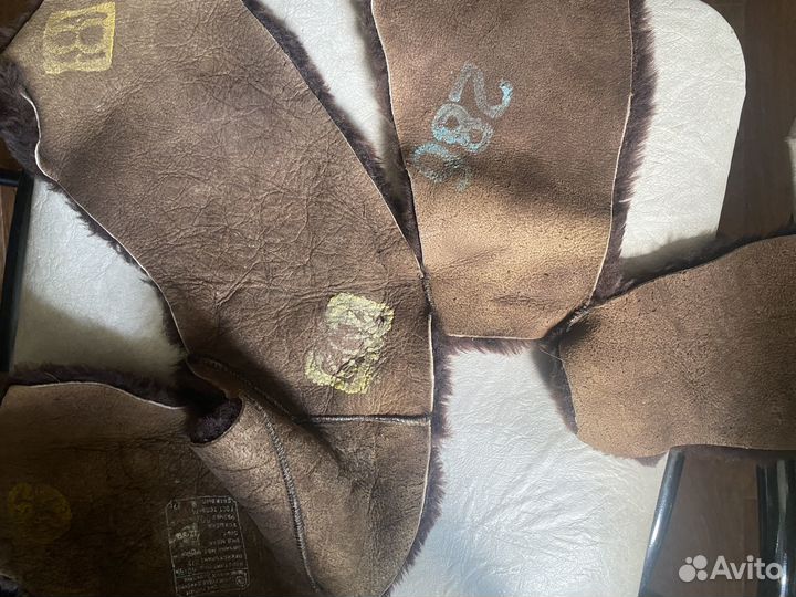 Мех натуральный, воротник овчина СССР