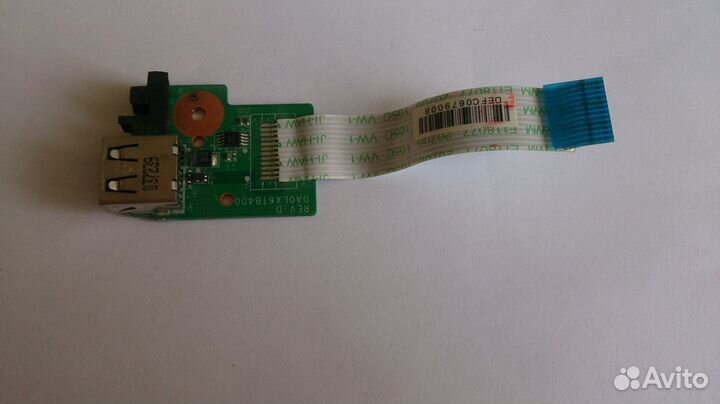 Плата USB HP DV6 daolx6TB4D0