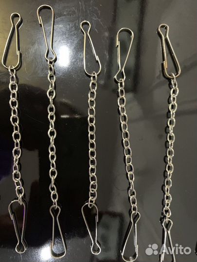 Цепочки с карабинами