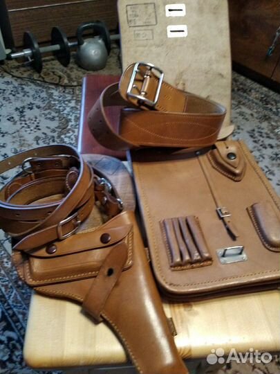 Портупея, планшет, кобура, ремень. 1946 год