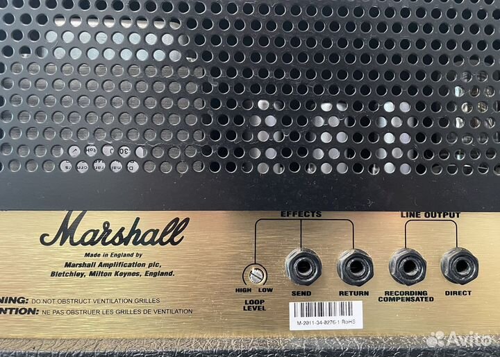 Усилитель, голова Marshall jcm 900, 100 Ватт