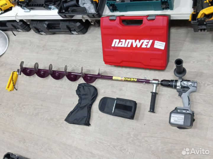 Ледобур+шнек+чехол+адаптер