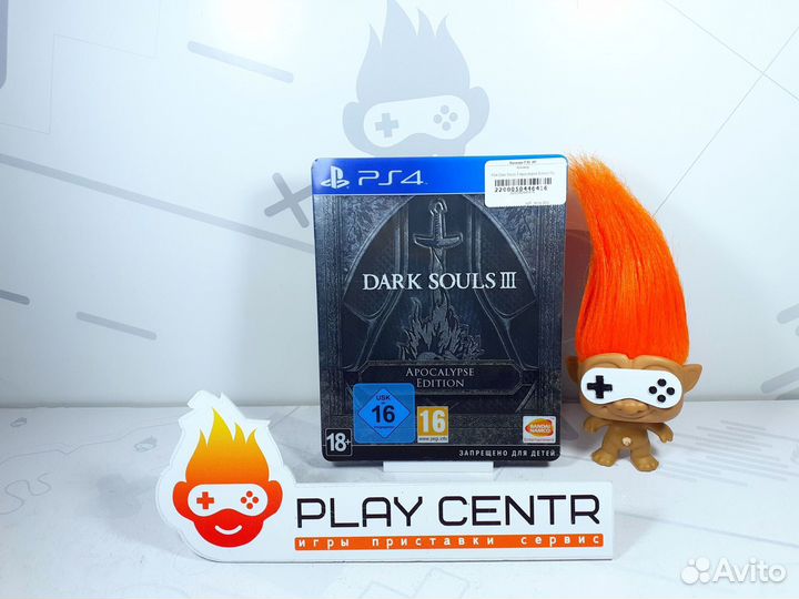 Диск для PS4 Dark Souls 3 Apocalypse Edition б/у