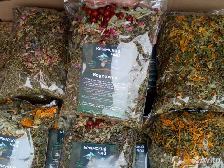 Травяной чай из Крыма оптом 100 упаковок