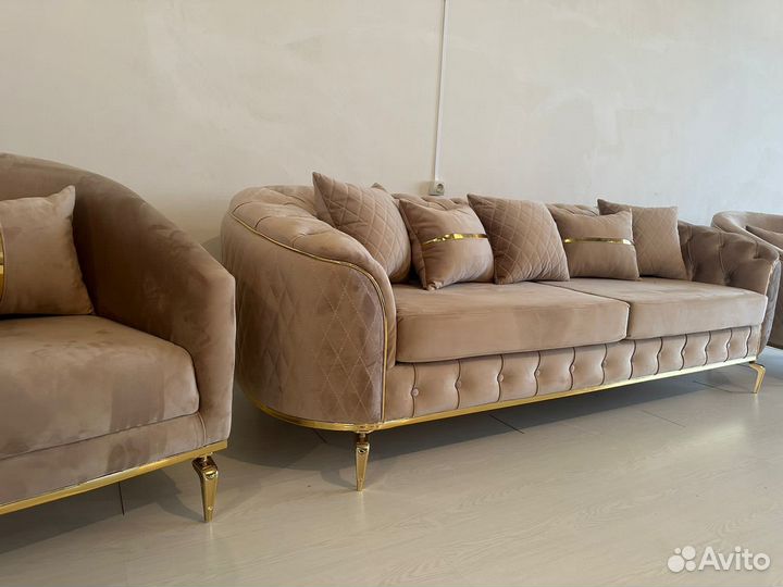 Диван и 2 кресла