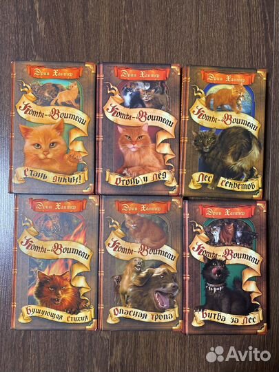 Серия книг Эрин Хантер Коты-Воители