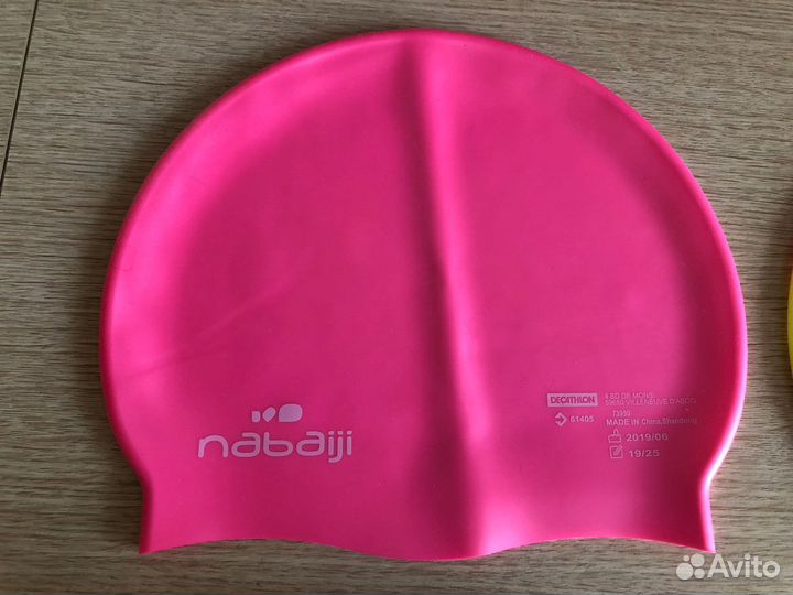 Шапочка и очки для плавания детские