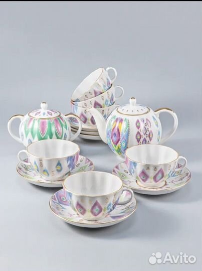 Императорский фарфор чайный сервиз