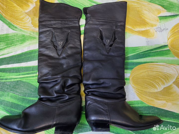 Сапоги ботфорты