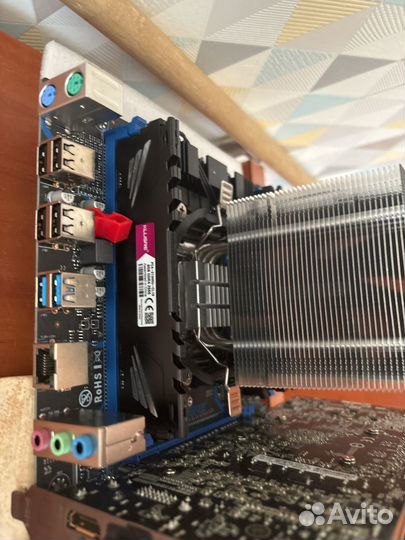 Zeon+материнская плата +rx570 4gb+16gb ddr 4