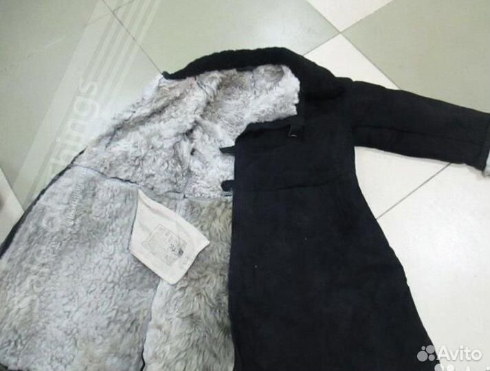 Армейский меховой полушубок (бекеша) из натурально