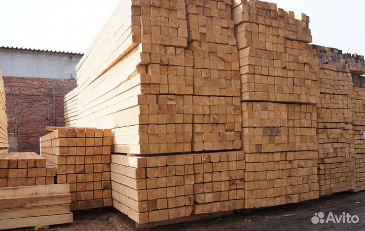 Брус обрезой хвоя 150x150x6000