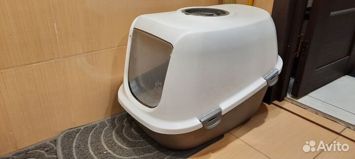 Большой туалет-домик для кошек savic Leo 62х43х47