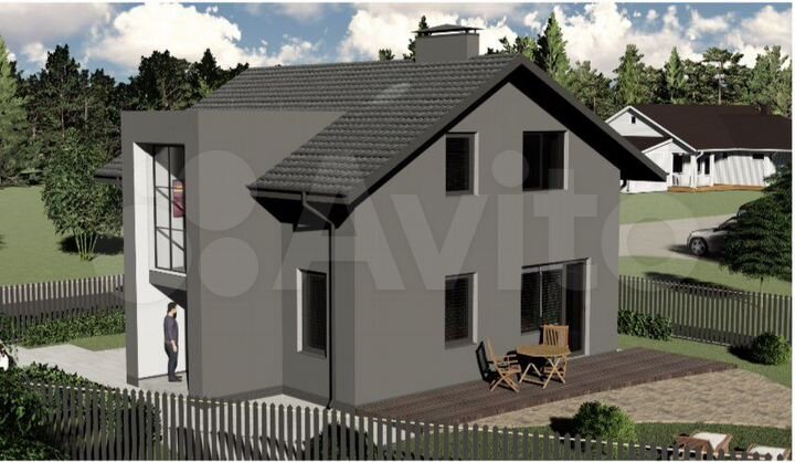 Дом 116 м² на участке 5 сот.