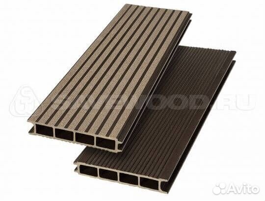 Террасная Доска дпк SaveWood Standard Ulmus темно