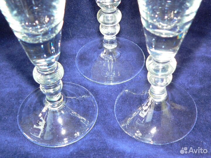 Стаканы и бокалы фужеры. Стекло и хрусталь СССР