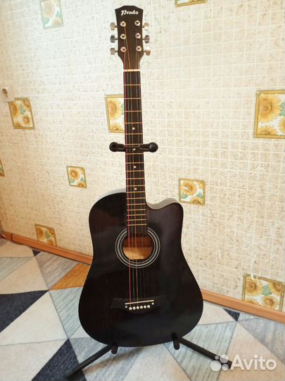 Акустическая гитара + аксессуары