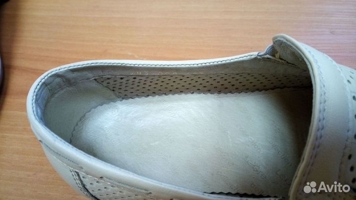 Мужские летние туфли р 43 (натуральная кожа)