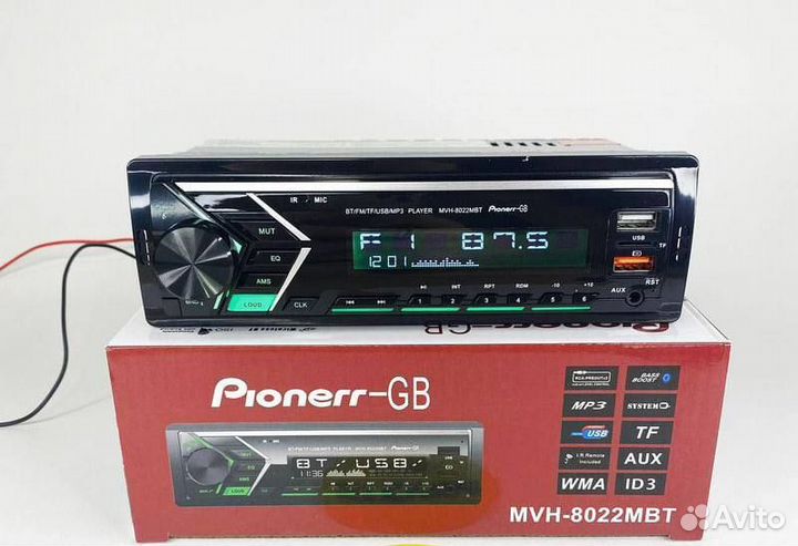 Pioneer MVH-8022MBT магнитола