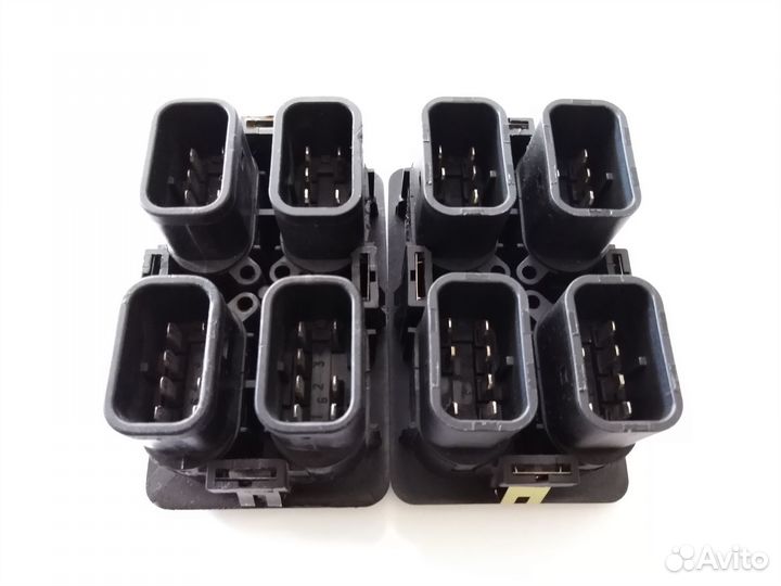 Блок управ. стеклопод. 4 клавиш. ваз 2110-12 авар