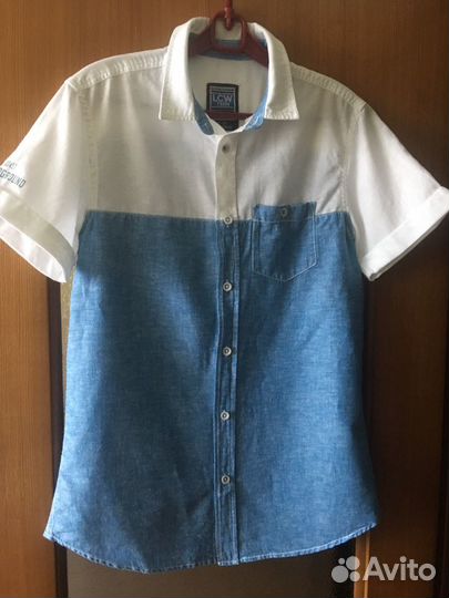 Рубашка льняная на подростка