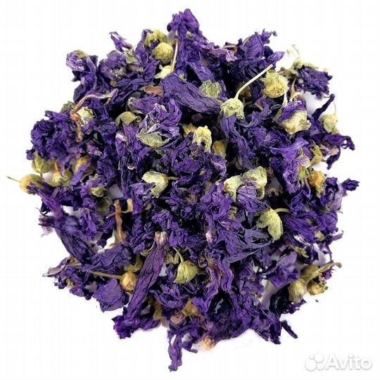 Мальва цветы добавка к чаю для здоровья - 100 гр