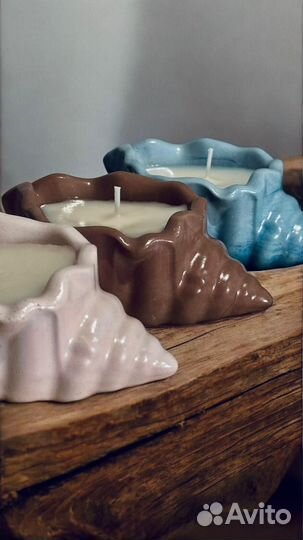 Ароматизированные свечи ручной работы