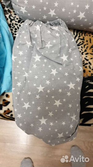 Бортики подушки в кроватку