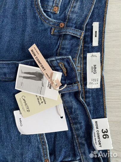 Джинсы mango mom 36