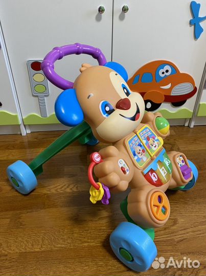 Fisher price ходунки каталка Учёный щенок