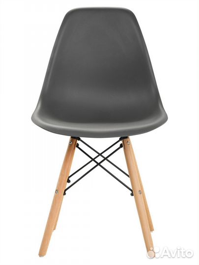 Стул в стиле eames DSW, темно- серый, 1 шт